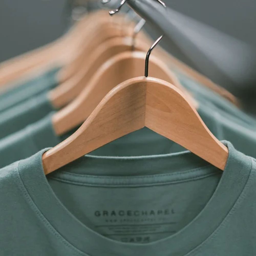 T-shirts on Hangers